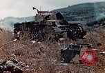 Image of Knocked out Japanese type 95 light tanks Saipan Northern Mariana Islands, 1944, second 19 stock footage video 65675028059