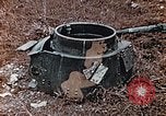 Image of Knocked out Japanese type 95 light tanks Saipan Northern Mariana Islands, 1944, second 25 stock footage video 65675028059