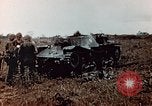 Image of Knocked out Japanese type 95 light tanks Saipan Northern Mariana Islands, 1944, second 30 stock footage video 65675028059