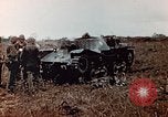 Image of Knocked out Japanese type 95 light tanks Saipan Northern Mariana Islands, 1944, second 31 stock footage video 65675028059