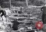 Image of French soldiers preparing reinforced trenches in World War I France, 1915, second 36 stock footage video 65675028071
