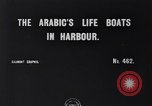 Standbild SS Arabisch leben Boote Kinsale Irland, 1915, aus Sekunde 3 historischem Filmmaterial Videoclip 65675028077