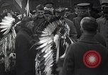 Image of Ferdinand Foch meets Native American Indians Montana United States USA, 1921, second 9 stock footage video 65675028082