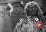Image of Ferdinand Foch meets Native American Indians Montana United States USA, 1921, second 20 stock footage video 65675028082