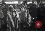 Image of Ferdinand Foch meets Native American Indians Montana United States USA, 1921, second 31 stock footage video 65675028082
