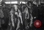 Image of Ferdinand Foch meets Native American Indians Montana United States USA, 1921, second 32 stock footage video 65675028082