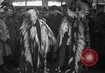 Image of Ferdinand Foch meets Native American Indians Montana United States USA, 1921, second 33 stock footage video 65675028082
