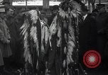 Image of Ferdinand Foch meets Native American Indians Montana United States USA, 1921, second 35 stock footage video 65675028082