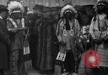Image of Ferdinand Foch meets Native American Indians Montana United States USA, 1921, second 37 stock footage video 65675028082