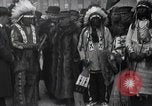 Image of Ferdinand Foch meets Native American Indians Montana United States USA, 1921, second 38 stock footage video 65675028082