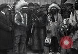 Image of Ferdinand Foch meets Native American Indians Montana United States USA, 1921, second 42 stock footage video 65675028082