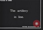 Immagine di Artiglieria francese Francia, 1917, secondo 3 filmato di repertorio 65675028093