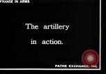 Immagine di Artiglieria francese Francia, 1917, secondo 39 filmato di repertorio 65675028093
