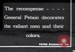 Image of French Marshal  Petain France, 1918, second 1 stock footage video 65675028100