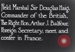 Image of Sir Douglas Haig France, 1917, second 8 stock footage video 65675028104