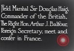 Image of Sir Douglas Haig France, 1917, second 9 stock footage video 65675028104