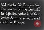 Image of Sir Douglas Haig France, 1917, second 11 stock footage video 65675028104