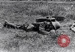 Image of French medics transporting a wounded on a litter France, 1916, second 34 stock footage video 65675028111