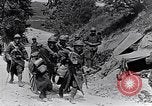 Image of French medics transporting a wounded on a litter France, 1916, second 60 stock footage video 65675028111