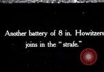 Standbild britischen Artilleristen feuern 8-Zoll howitzer Frankreich, 1916, aus Sekunde 1 historischem Filmmaterial Videoclip 65675028126
