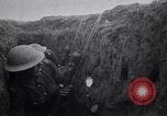 Image of British troops in frontline trenches in Battle of the Ancre France, 1916, second 28 stock footage video 65675028129