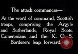 Image of Scottish troops engage in Battle of the Ancre France, 1916, second 23 stock footage video 65675028130