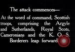 Image of Scottish troops engage in Battle of the Ancre France, 1916, second 24 stock footage video 65675028130