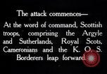 Image of Scottish troops engage in Battle of the Ancre France, 1916, second 27 stock footage video 65675028130