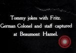 Image of German Colonel and his troops captured France, 1916, second 1 stock footage video 65675028131