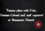 Image of German Colonel and his troops captured France, 1916, second 6 stock footage video 65675028131
