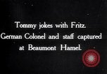 Image of German Colonel and his troops captured France, 1916, second 7 stock footage video 65675028131