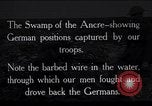 Image of Barbed wire placed by Germans in Ancre River marshes  France, 1916, second 1 stock footage video 65675028138