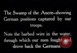 Image of Barbed wire placed by Germans in Ancre River marshes  France, 1916, second 5 stock footage video 65675028138