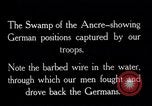 Image of Barbed wire placed by Germans in Ancre River marshes  France, 1916, second 7 stock footage video 65675028138