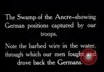 Image of Barbed wire placed by Germans in Ancre River marshes  France, 1916, second 8 stock footage video 65675028138