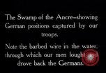 Image of Barbed wire placed by Germans in Ancre River marshes  France, 1916, second 9 stock footage video 65675028138