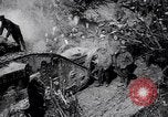 Image of British Mark I tank (male) followed by Allied troops France, 1916, second 19 stock footage video 65675028139