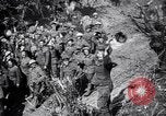 Image of British Mark I tank (male) followed by Allied troops France, 1916, second 40 stock footage video 65675028139