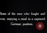 Image of British Mark I tank (male) followed by Allied troops France, 1916, second 41 stock footage video 65675028139
