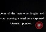 Image of British Mark I tank (male) followed by Allied troops France, 1916, second 42 stock footage video 65675028139