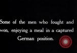 Image of British Mark I tank (male) followed by Allied troops France, 1916, second 43 stock footage video 65675028139