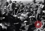 Image of British Mark I tank (male) followed by Allied troops France, 1916, second 56 stock footage video 65675028139