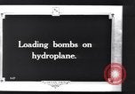 Image of loading bombs aboard a French hydroplane France, 1918, second 3 stock footage video 65675028152