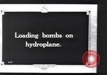 Image of loading bombs aboard a French hydroplane France, 1918, second 4 stock footage video 65675028152
