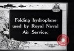 Image of loading bombs aboard a French hydroplane France, 1918, second 61 stock footage video 65675028152