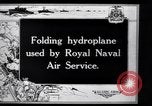 Image of loading bombs aboard a French hydroplane France, 1918, second 62 stock footage video 65675028152