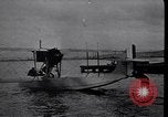 Image of Sleek hulled French seaplane with pusher engine France, 1918, second 7 stock footage video 65675028153