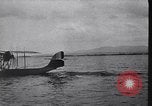 Image of Sleek hulled French seaplane with pusher engine France, 1918, second 15 stock footage video 65675028153