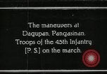 Immagine di US Army 45th trapani fanteria Dagupan Pangasinan Filippine, 1929, secondo 1 filmato di repertorio 65675028193