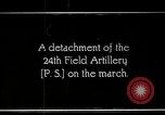 Immagine di US Army xxiv artiglieria di campo Filippine, 1929, secondo 1 filmato di repertorio 65675028194